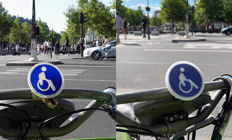 un badge lumineux qui rend visible, le handicap invisible