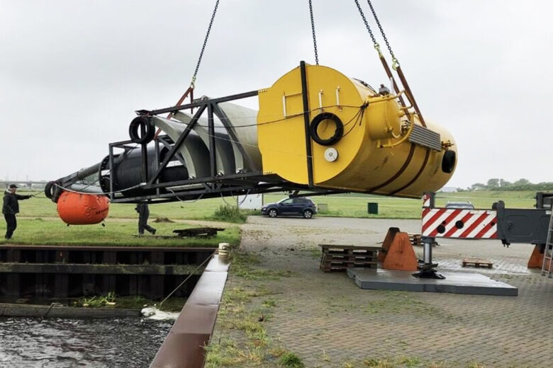 La société néerlandaise d'énergie houlomotrice Slow Mill Sustainable Power a franchi le cap du déploiement de son générateur d'énergie houlomotrice