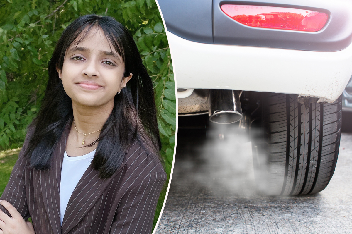 Une adolescente imagine un catalyseur pour réduire les émissions des voitures. Elle est finaliste d'un concours scientifique national