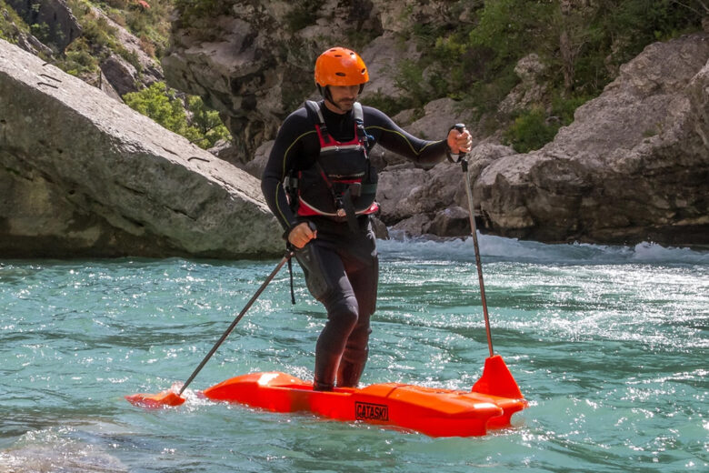 Des skis pour marcher sur l'eau