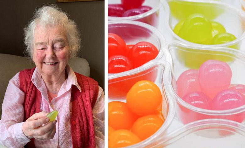 un bonbon à l’eau réhydratant