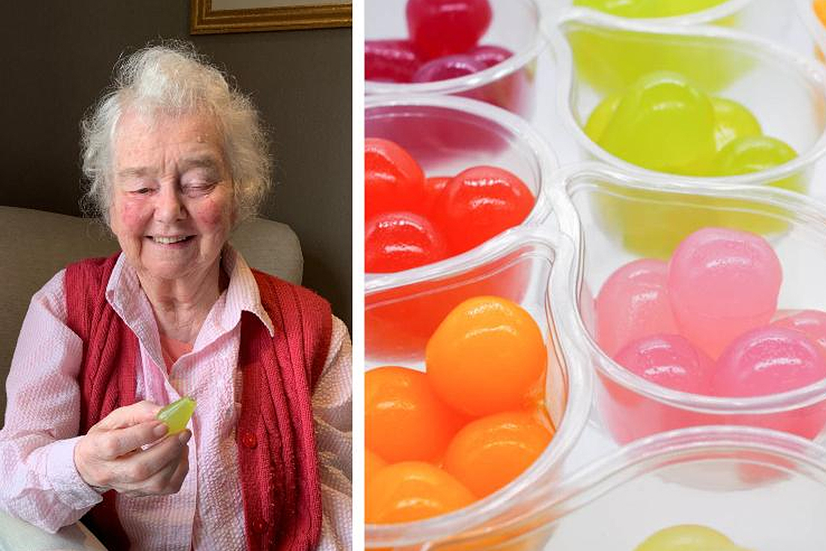 un bonbon à l’eau réhydratant