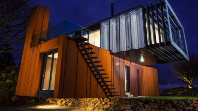 Une maison container de Patrick Bradley Architecte