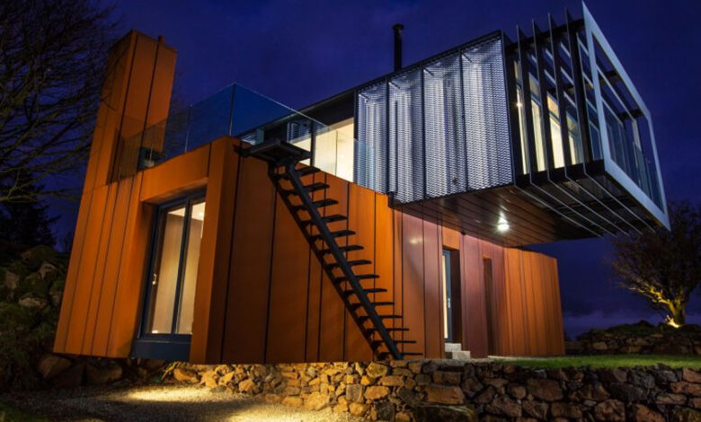 Une maison container de Patrick Bradley Architecte