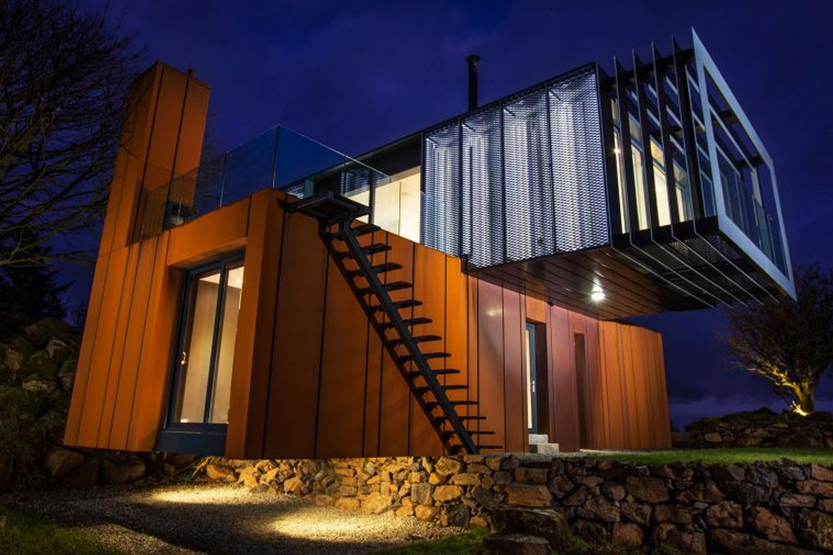 Une maison container de Patrick Bradley Architecte