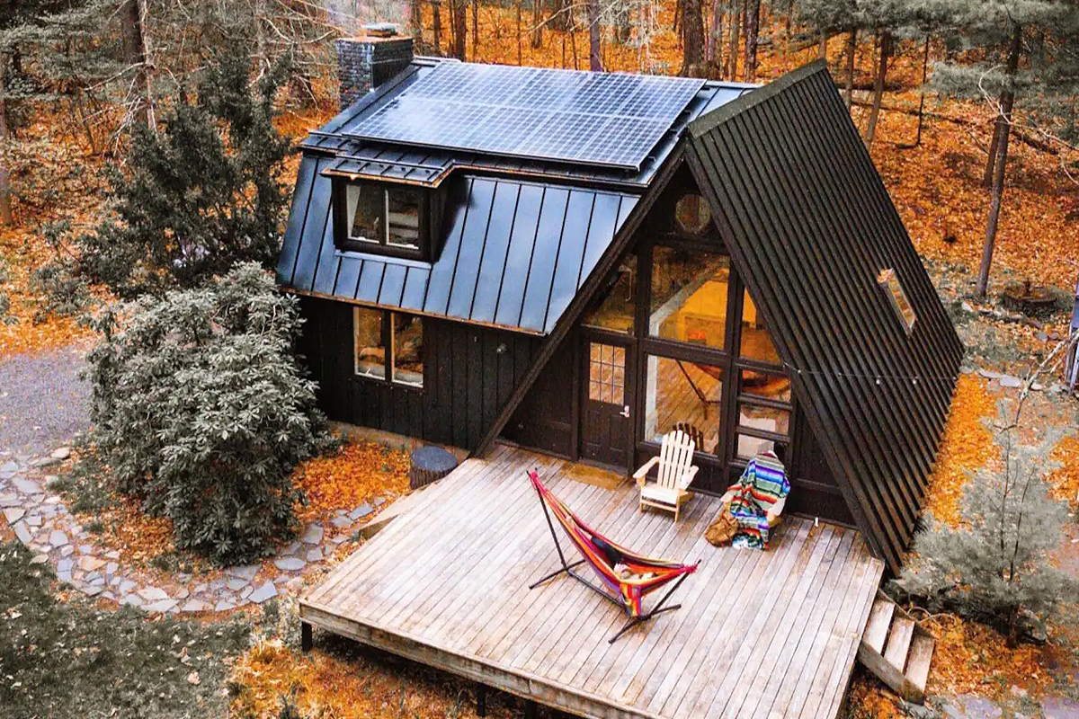 Une maison en A à louer sur Airbnb