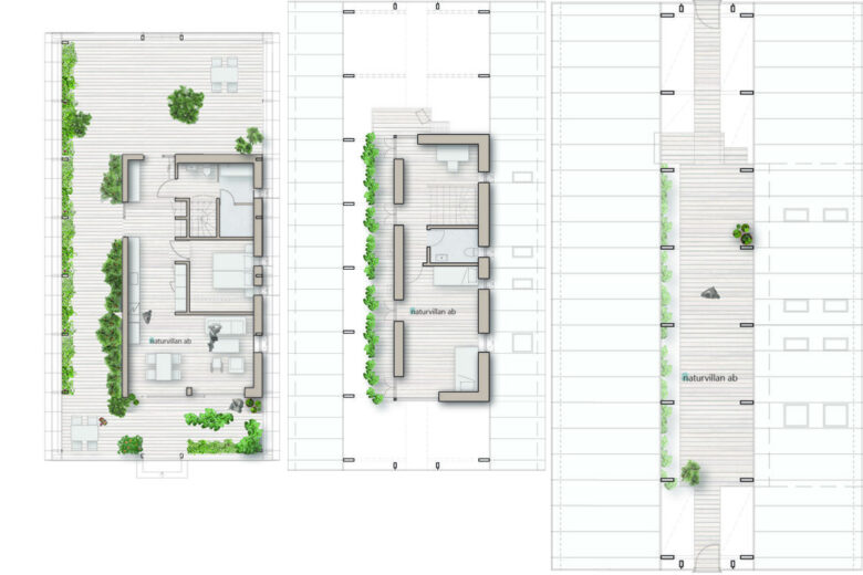Les plans de la maison Naturvillan