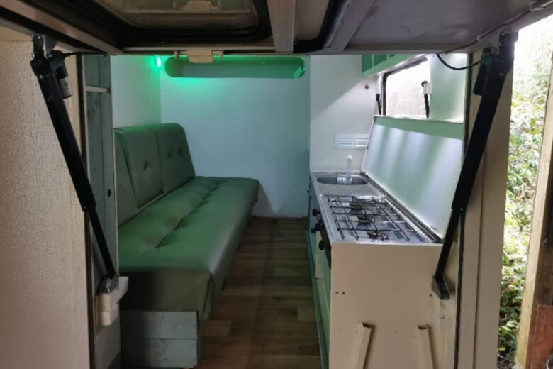 L'intérieur du camping car