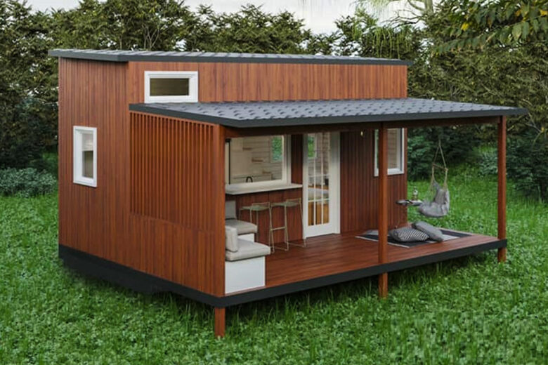 Naturo est l’œuvre du fabricant australien Uber Tiny Homes.