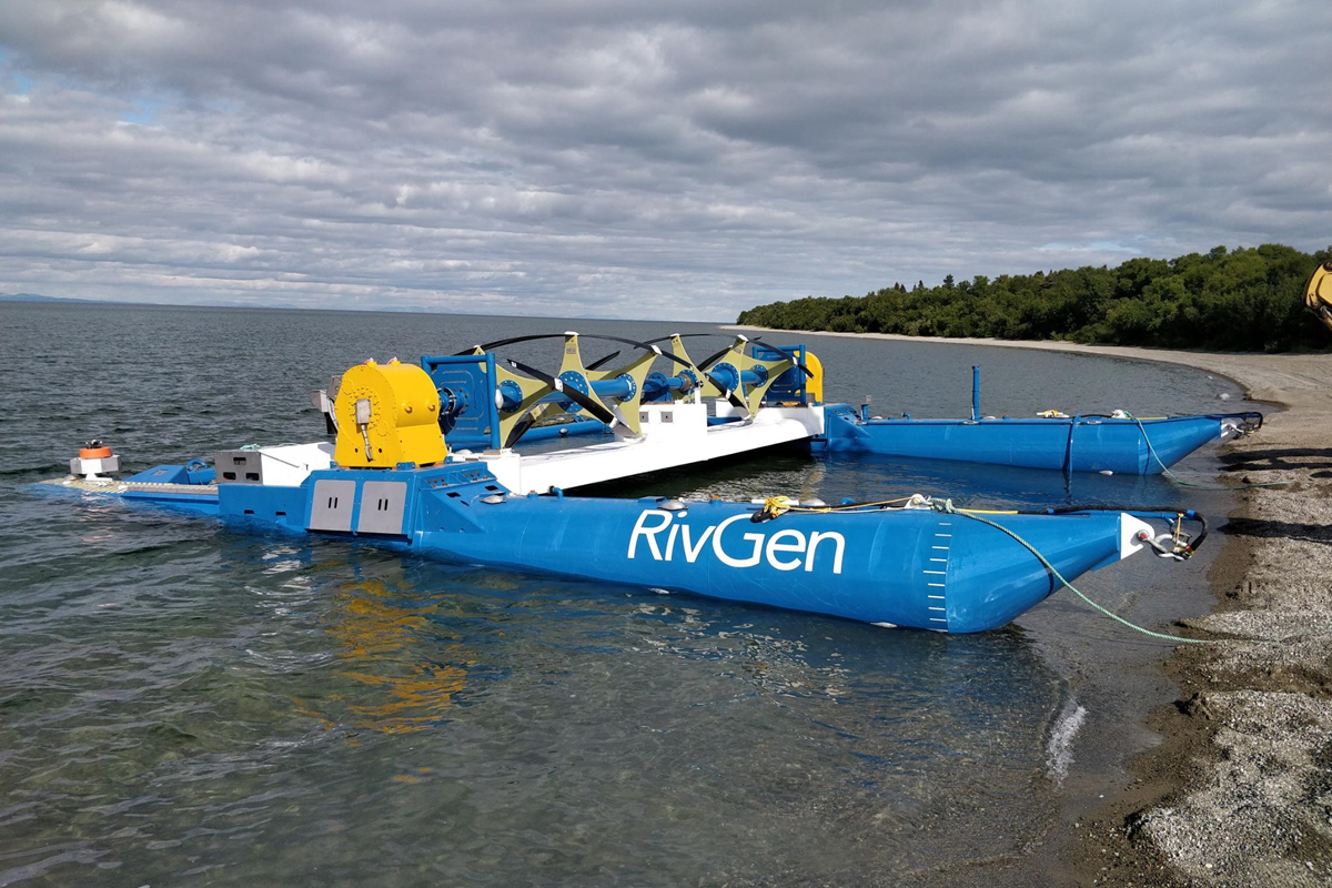 Un innovant système hydroélectrique