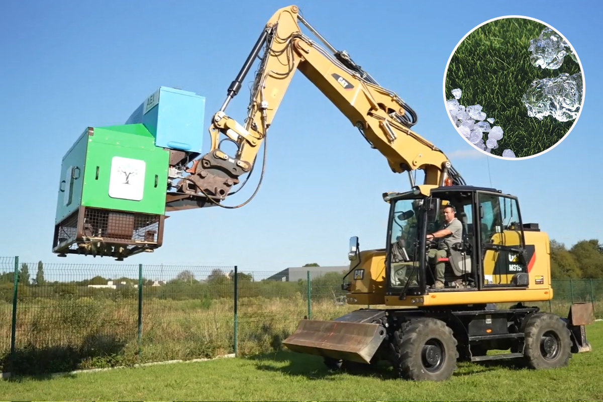 Une machine-outil pour réhydrater les arbres