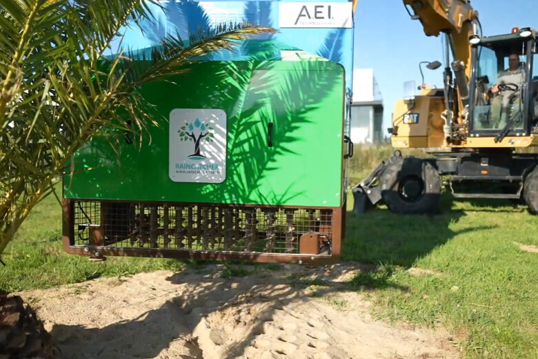 Une machine pour hydrater les arbres