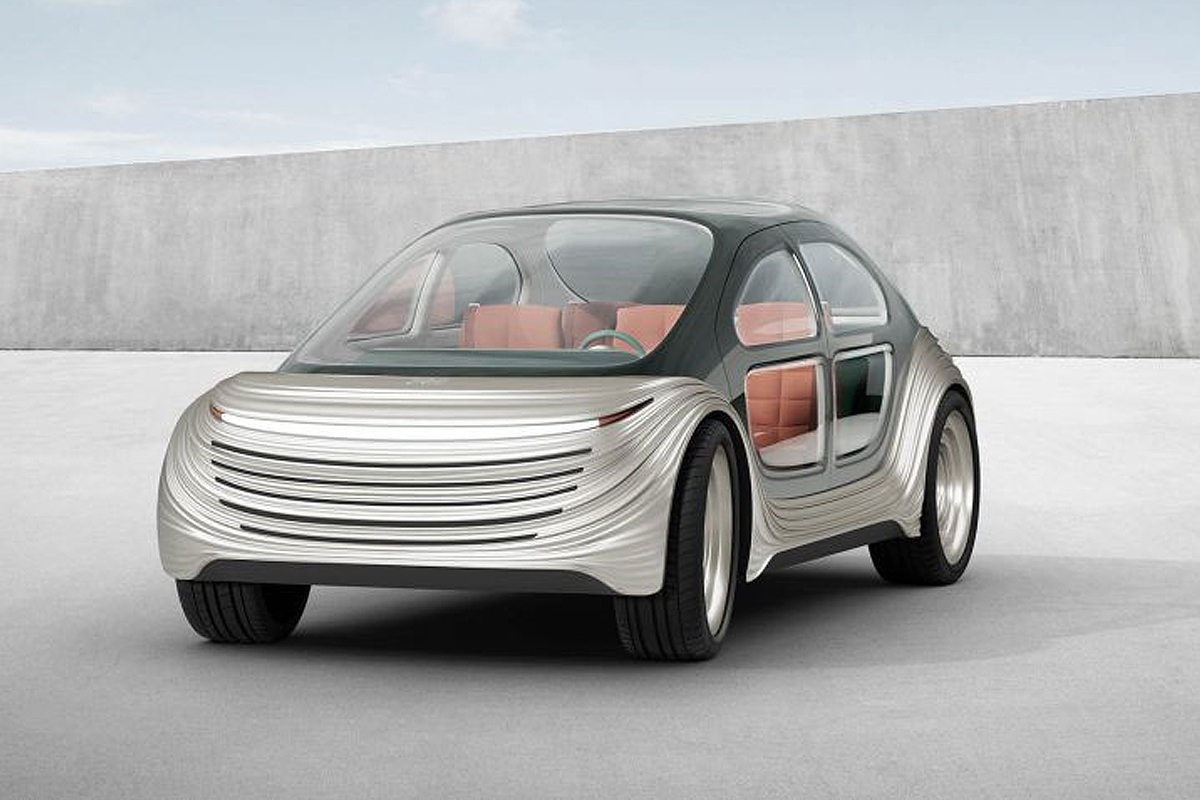 An English designer invented an electric car that purifies the air