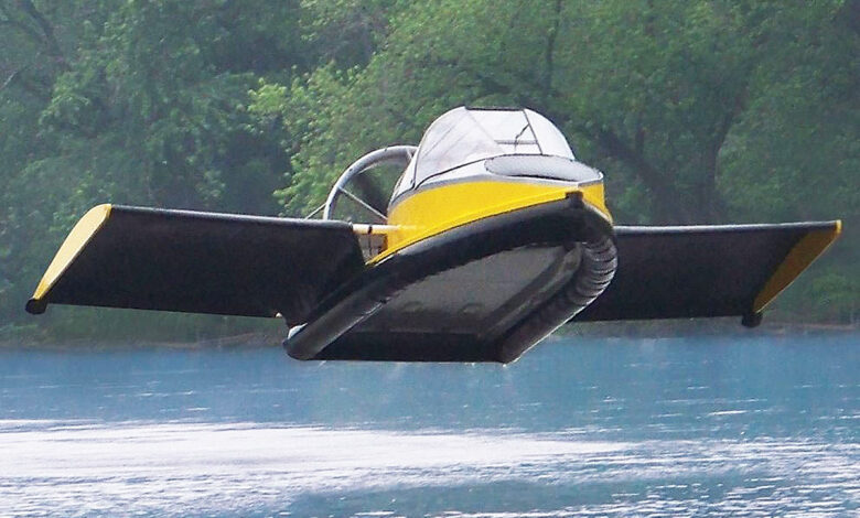 Un bateau "volant"