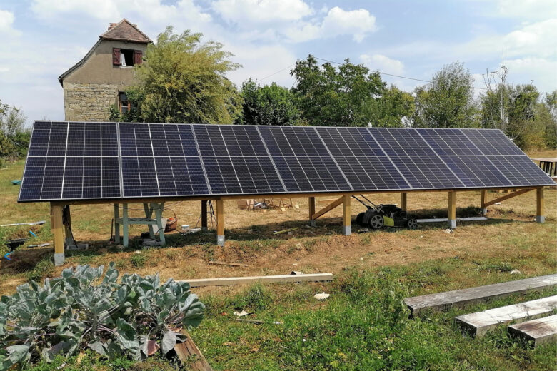 La centrale solaire d'Audren Van Zalk