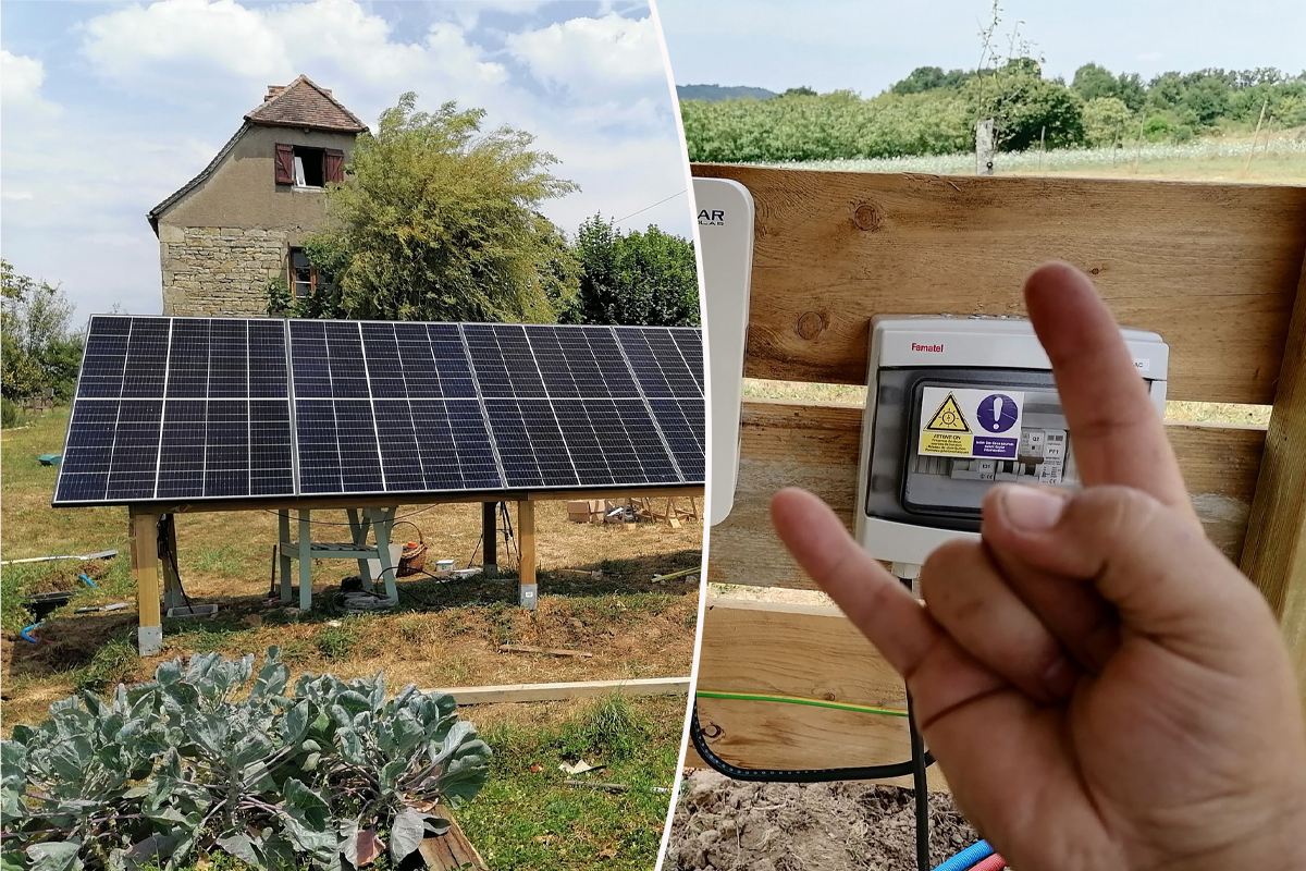 Prise UE verte-Générateur Solaire Avec Panneaux Solaires, Centrale