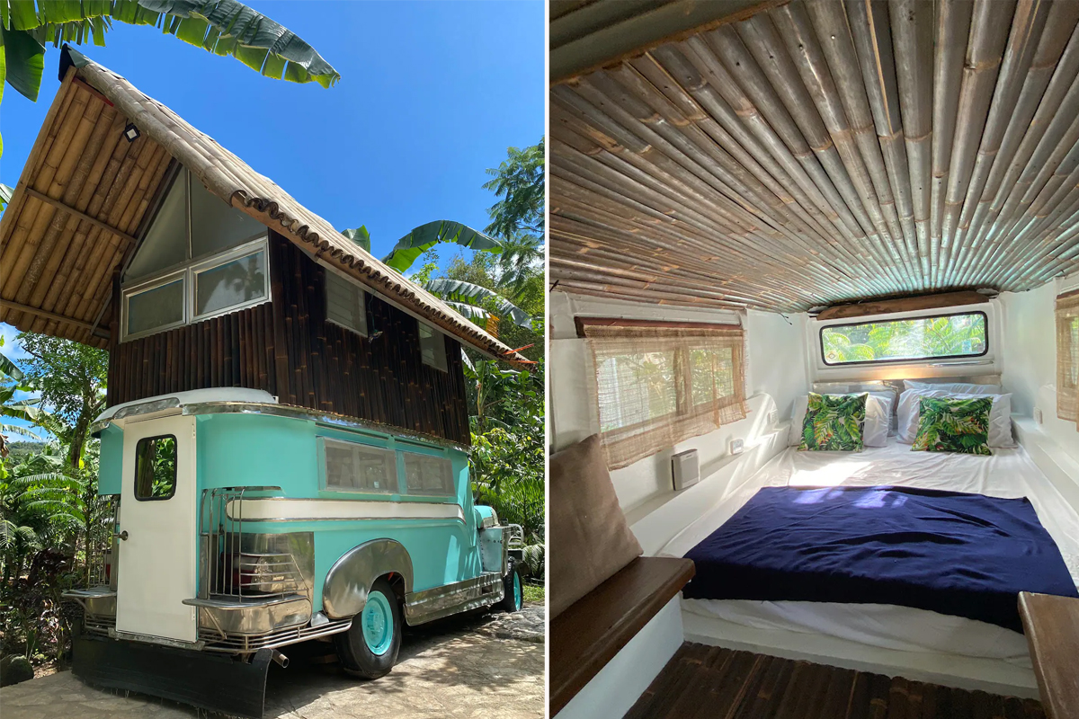 Un Philippin transforme une vieille Jeepney en maison à deux étages et la loue sur Airbnb