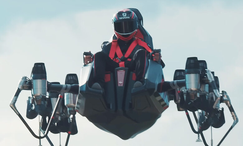 La voiture volante JetRacer de Franky Zapata