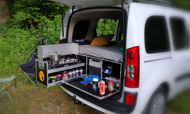 "de la voiture au camping-car en 1 minute"