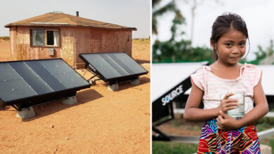 Des panneaux hydroélectriques (Navajo NAtion 1) et une installation à Palawan (Philippines)