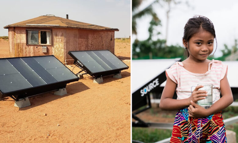 Des panneaux hydroélectriques (Navajo NAtion 1) et une installation à Palawan (Philippines)