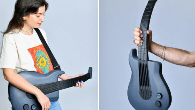 Une guitare plus ergonomique