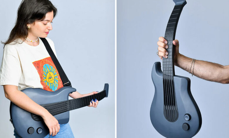 Une guitare plus ergonomique