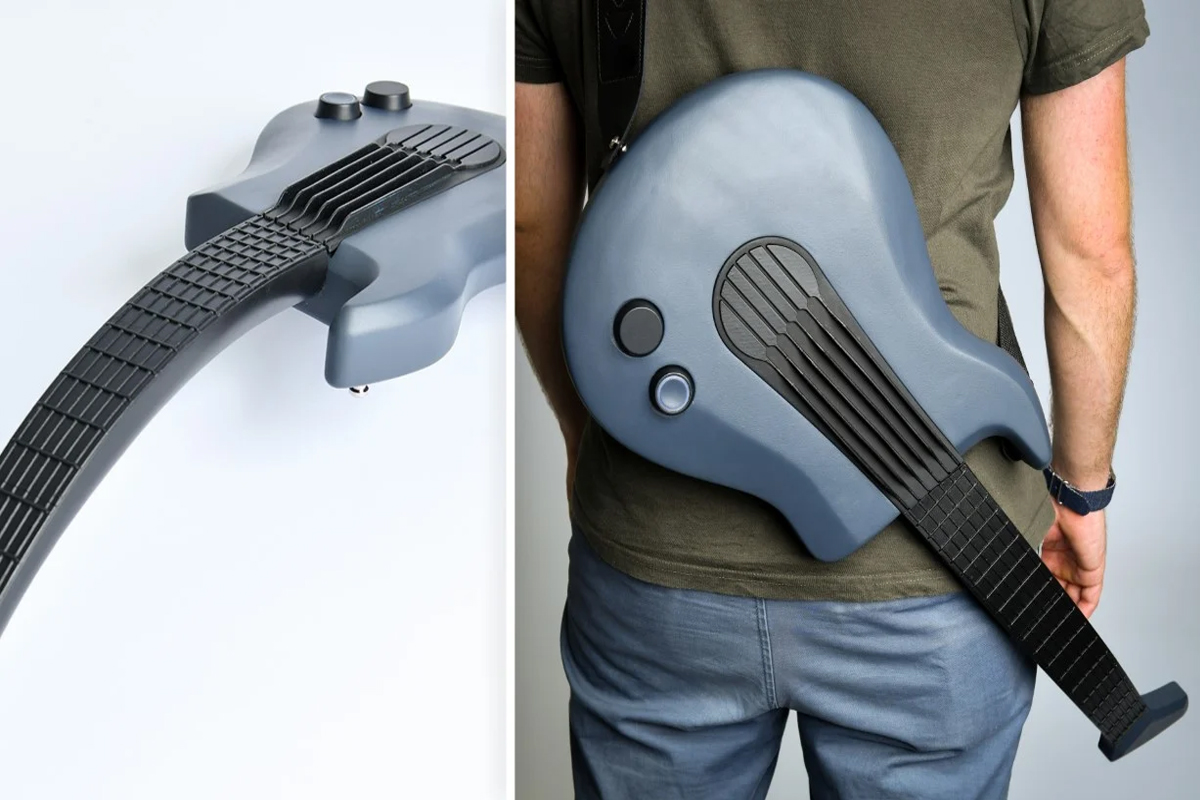 La Curvo : elle invente une guitare incurvée innovante, sans corde