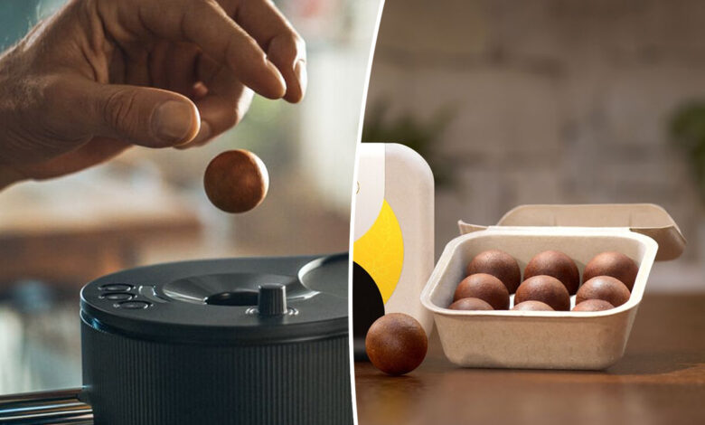 Une capsule de café sans emballage
