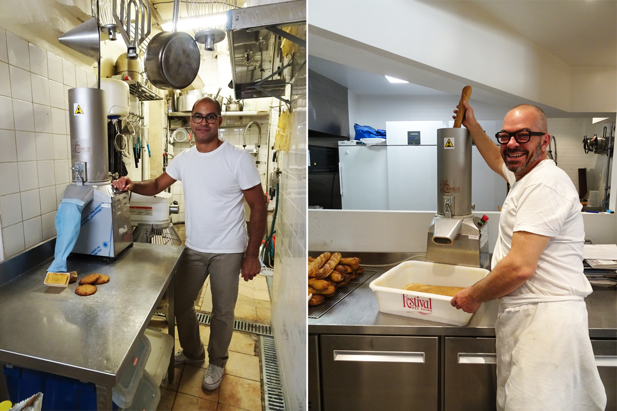 L'invention du Crumbler dans des boulangeries