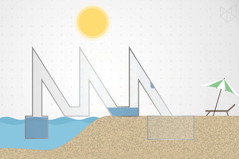 transformer l'eau de mer en eau douce sans électricité ?