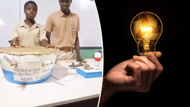 Il s'agit d'un projet simple développé par les élèves du lycée et du petit séminaire de St Paul à Denu-Viepe, dans la région de Volta. Les élèves ont réussi à produire de l'électricité à partir de sons et de vibrations.