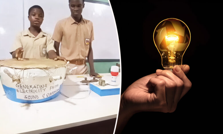 Il s'agit d'un projet simple développé par les élèves du lycée et du petit séminaire de St Paul à Denu-Viepe, dans la région de Volta. Les élèves ont réussi à produire de l'électricité à partir de sons et de vibrations.