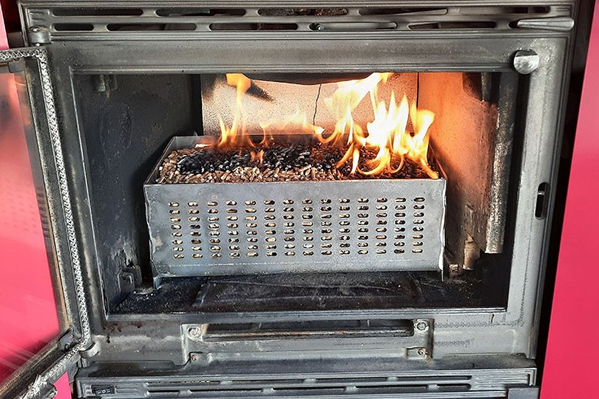 Panier a pellets ( granulés de bois ) pour un Insert 