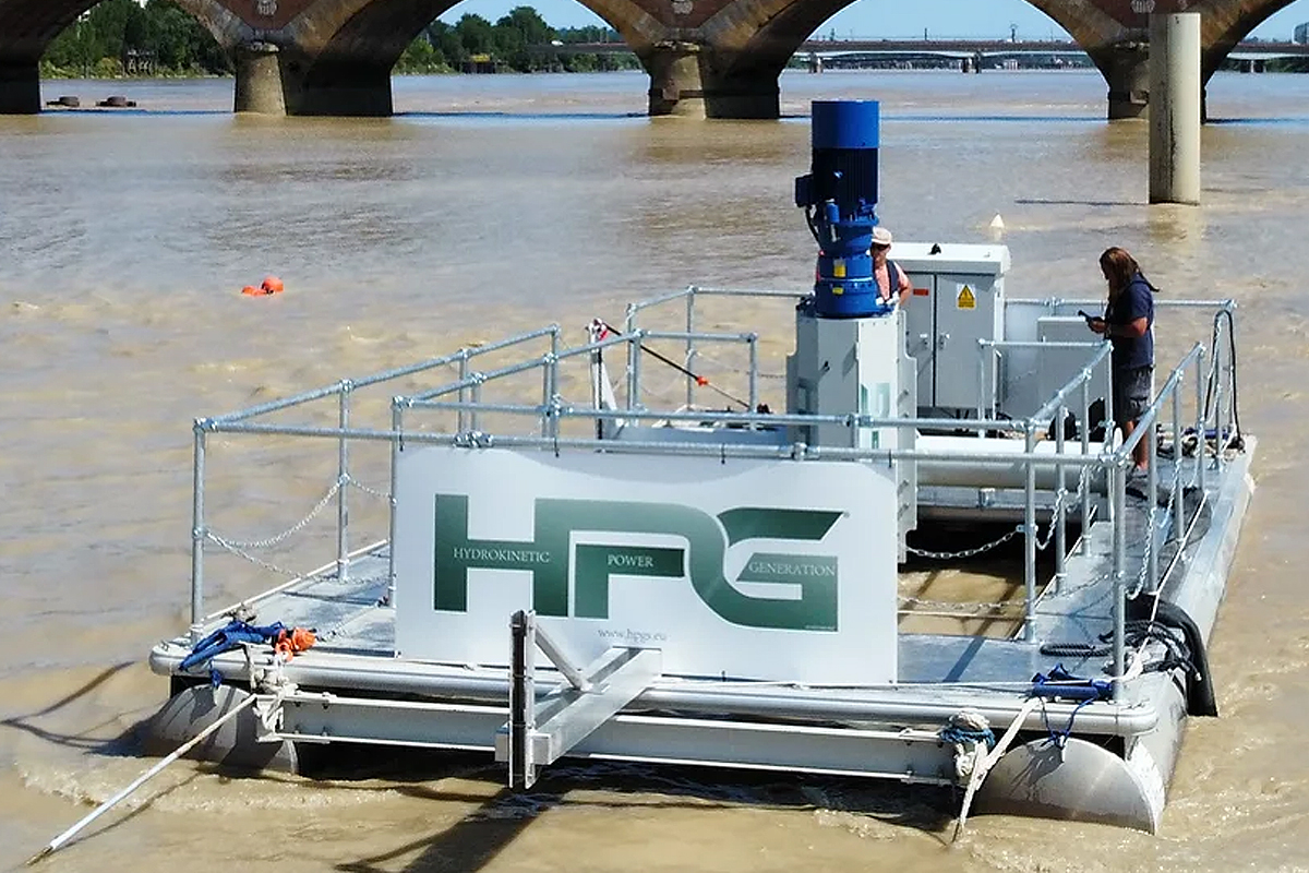 L' hydrolienne à axe vertical HPG