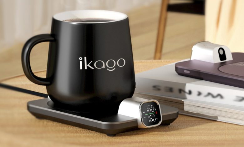 Un dessous de mug chauffant.