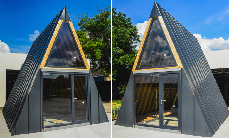 Une maison container en A