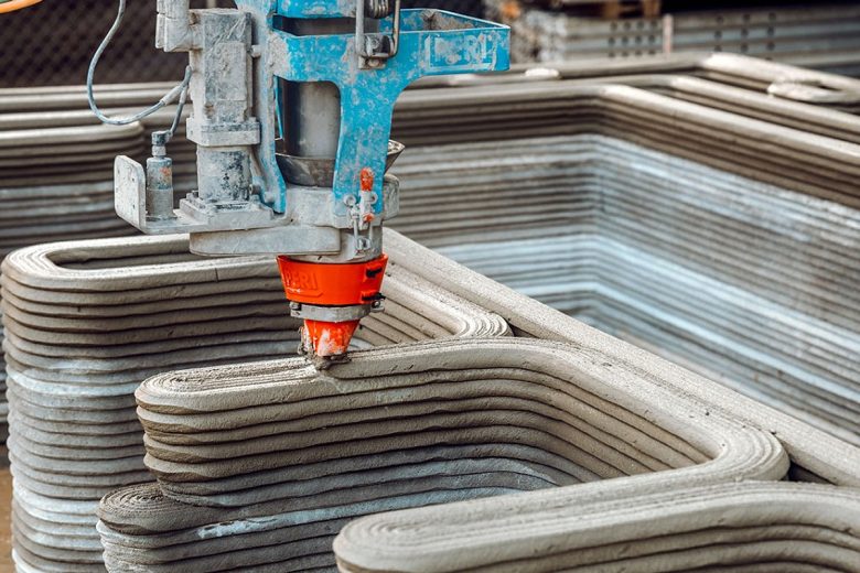 Une maison imprimée en 3D unique en son genre mélange béton et bois