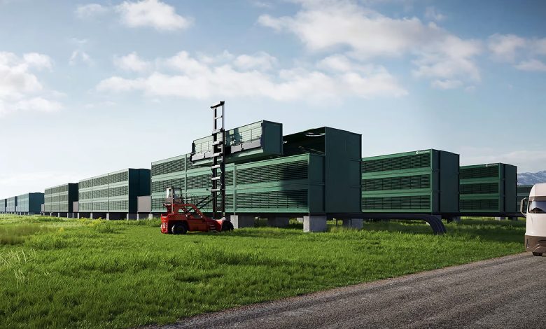 Un projet de capture et de stockage de CO2 de cinq mégatonnes.