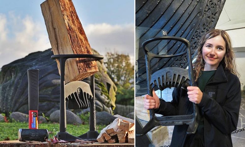La fendeuse de Bûches Manuelle Kindling Cracker.