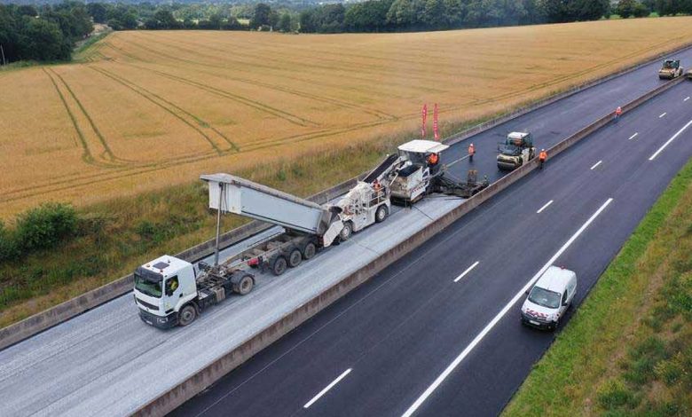 Le Biophalt® sur la RD 924 entre Flers et Landigou