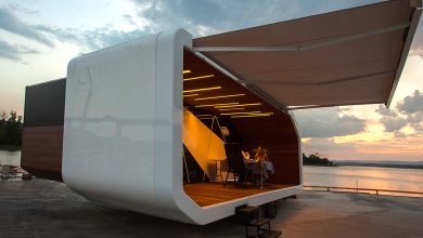 VAYA le mobil-home futuriste qui se déplie jusqu'à 3 fois sa taille !