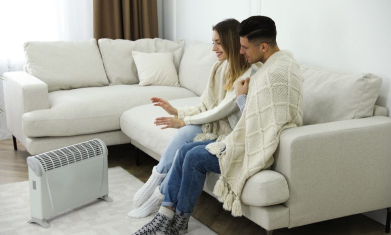 Un chauffage d'appoint électrique