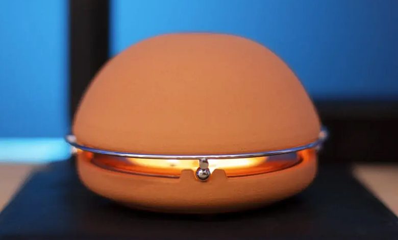 Egloo, un petit chauffage en terre cuite design, qui pourrait vous permettre d'économiser sur votre facture d'électricité