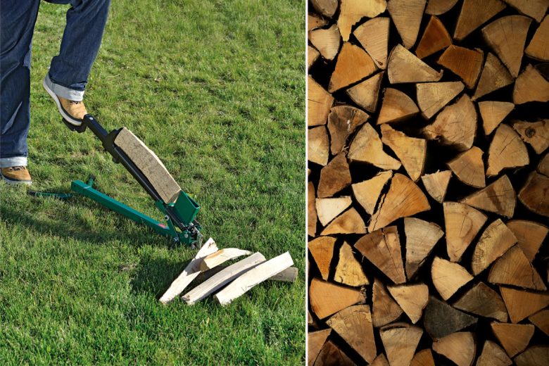 Un système ingénieux pour fendre le bois sans effort
