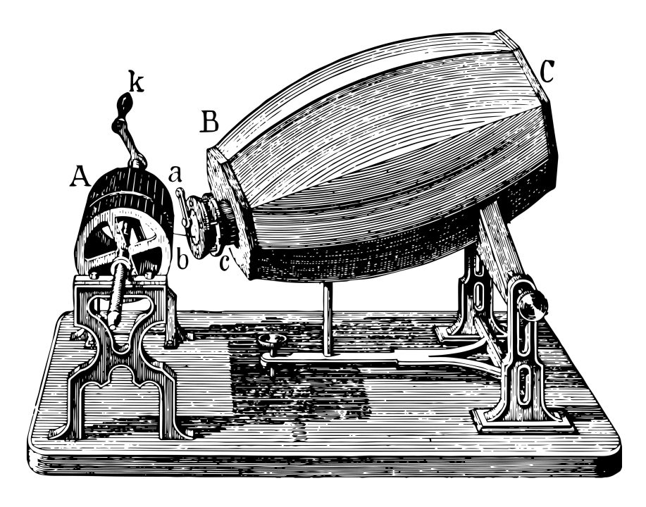 C’est à l’inventeur français, Edouard-Leon Scott de Martinville, que l’on doit le premier phonautographe en 1857