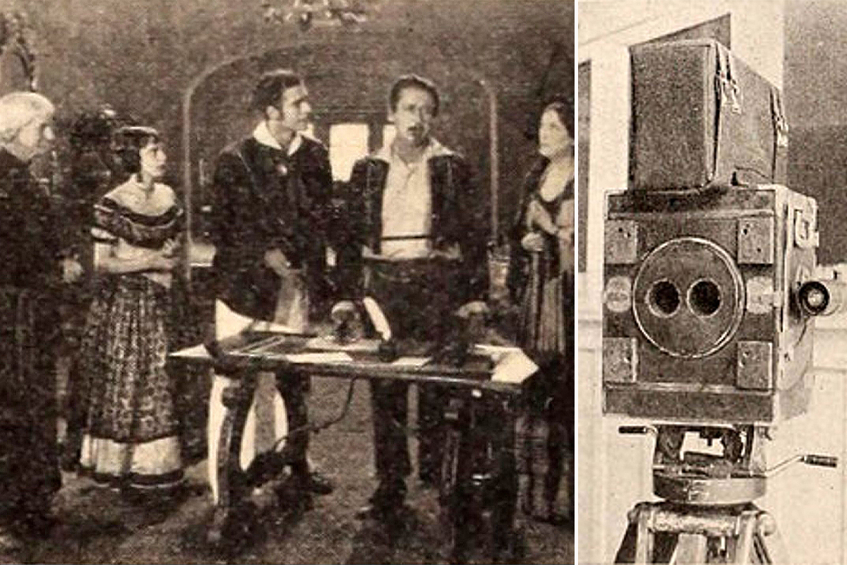 27 septembre 1922 : Le premier film 3-D , "The Power of Love", est projeté à Los Angeles. Le drame d'époque a été tourné avec une caméra à deux objectifs inventée par Harry K. Fairall (également le réalisateur). Les téléspectateurs portent des lunettes avec des verres rouges et bleus pour un effet stéréoscopique approprié