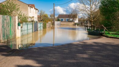 04 09 2022 La ville de Marly est inondée après la fonte des neiges