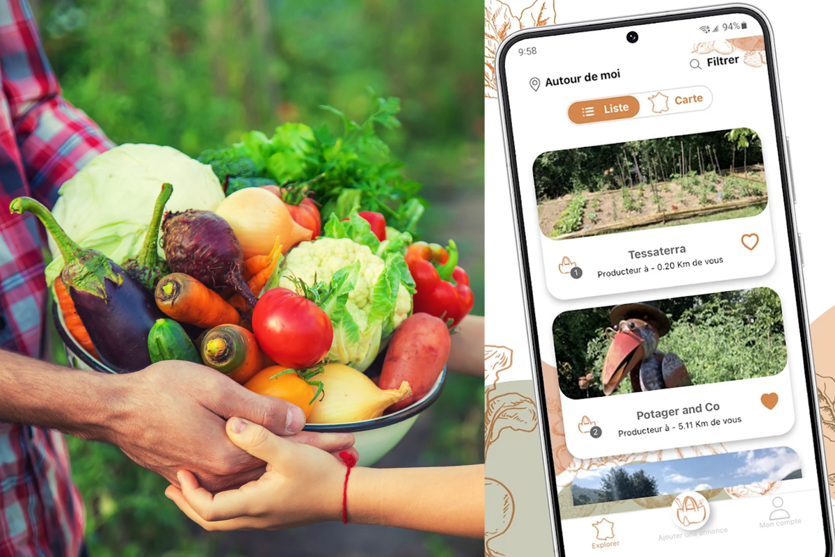 LEAFapp est une application SOLIDAIRE qui facilite l’accès à une alimentation saine et locale