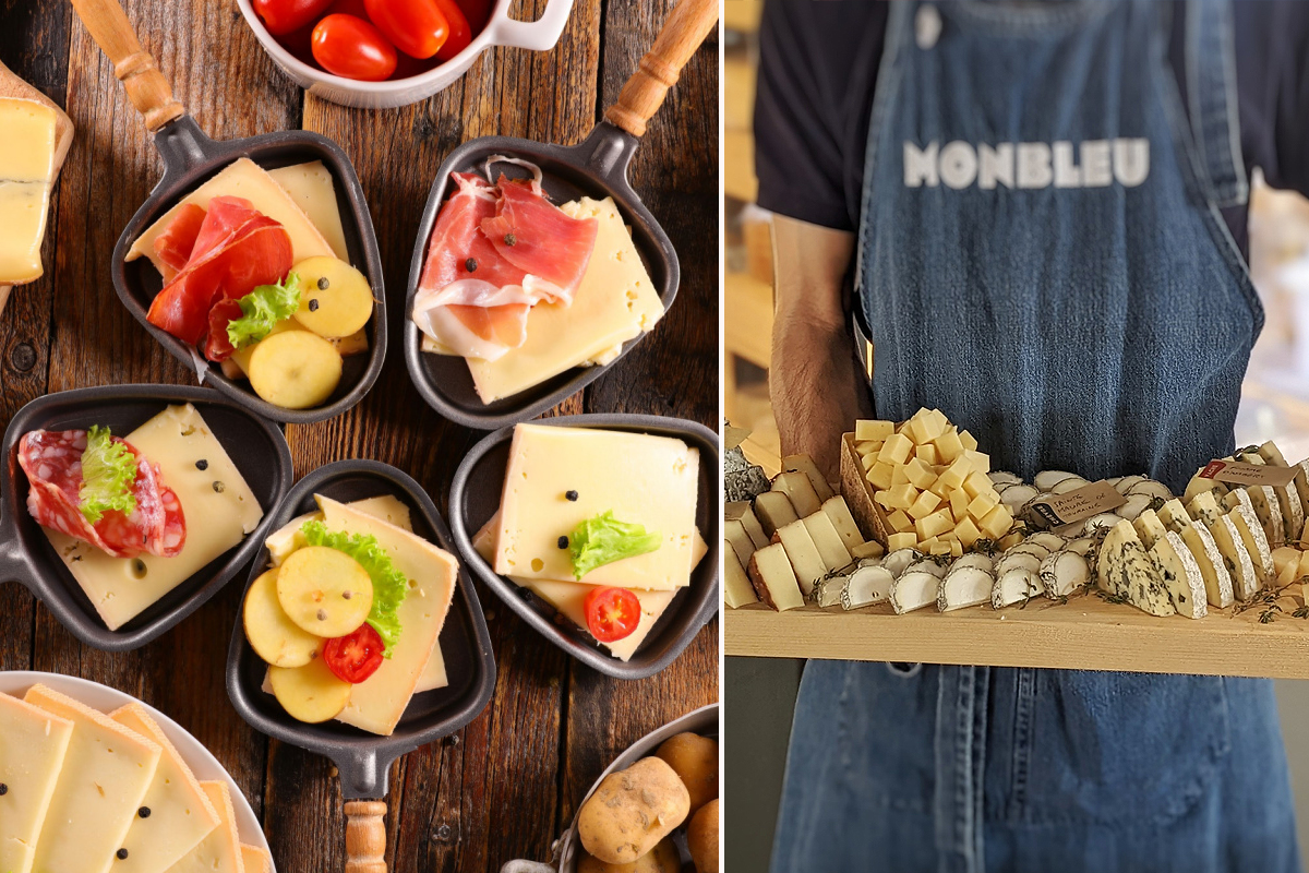Le restaurant Monbleu propose une raclette de fromage à volonté !